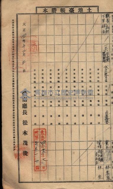 土地臺帳謄本綴入帳藏品圖，第81張