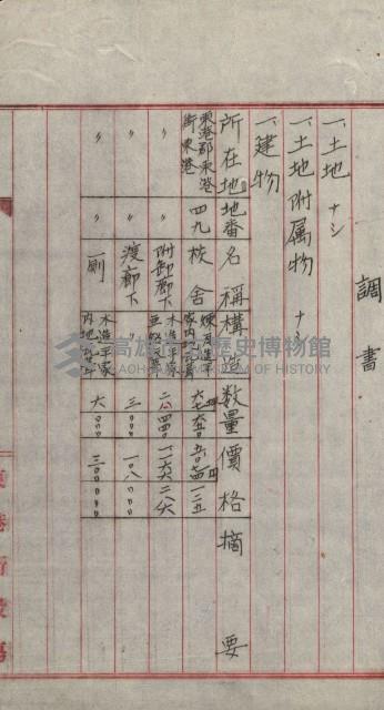 州財產－小學校市街庄（無償讓與）藏品圖，第446張