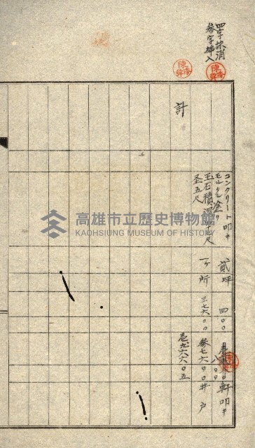 阿公店溪治水工事所地買收綴藏品圖，第31張