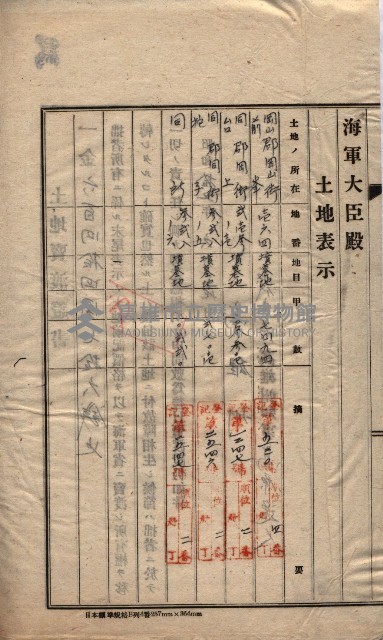 海軍關係賣拂綴藏品圖，第271張