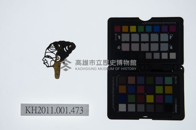 皮影戲偶頭-老旦藏品圖，第1張