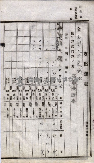 諸稅關係書綴藏品圖，第171張