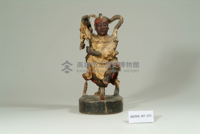中壇元帥木雕神像藏品圖，第1張