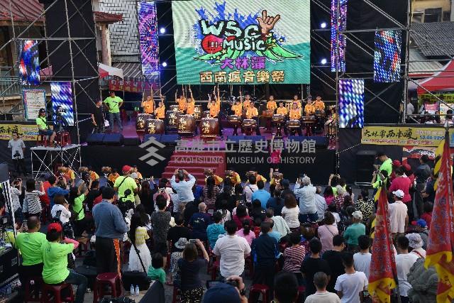 大林蒲西南瘋音樂祭─鳳鳴國小、鳳林國中鼓術隊演出藏品圖，第1張