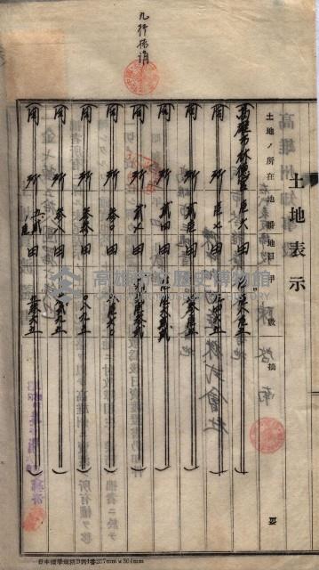 林德宮、五塊厝登記濟證綴
（林德官、五塊厝關係－九之三）藏品圖，第269張