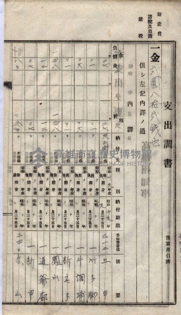 諸稅關係書綴藏品圖，第169張