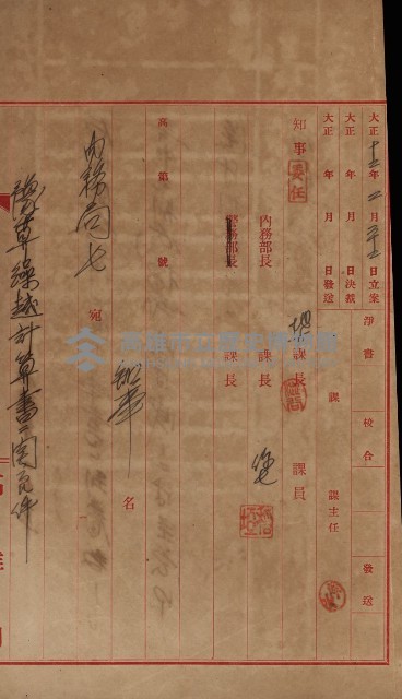 官有地整理費豫算關係書類
（地理系）藏品圖，第638張