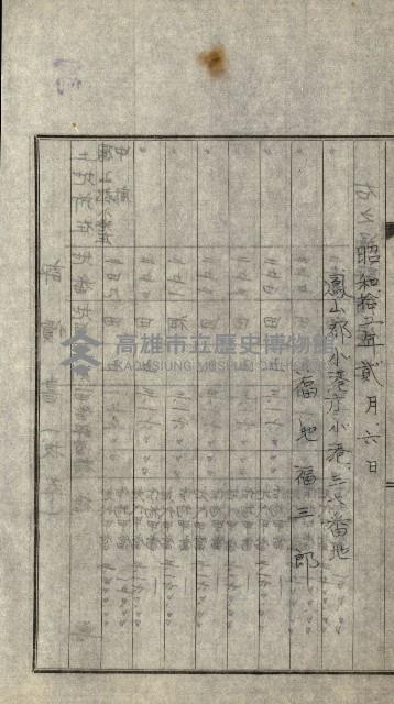 陸軍用地關係綴（評價關係）藏品圖，第444張