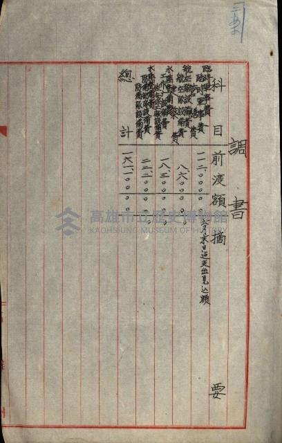 海軍豫算關係藏品圖，第531張