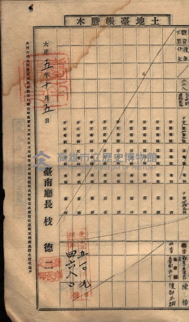 土地臺帳謄本綴入帳藏品圖，第129張