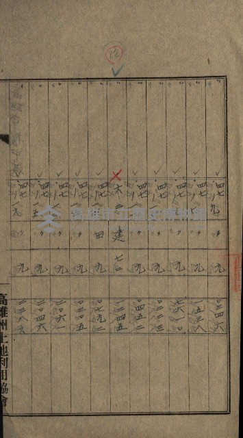 高雄州土地利用協會書類綴
（海軍用地使用許可關係）藏品圖，第130張