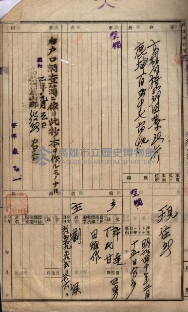 年期貸渡（岡山郡－被許可人劉侯）藏品圖，第29張