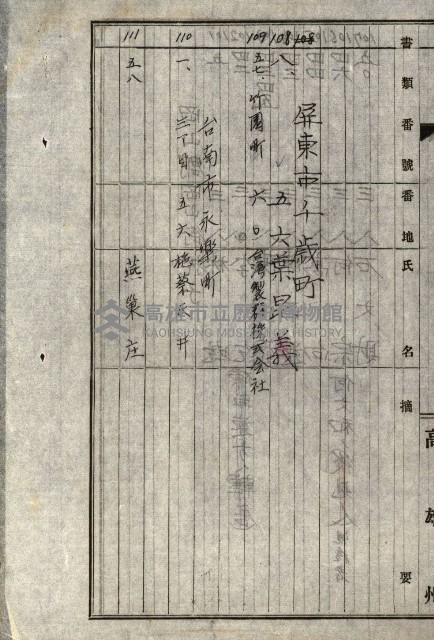 阿公店溪治水工事所地買收綴藏品圖，第211張