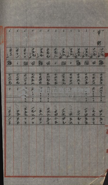 交換地授受書類（海軍用地ト州有地ノ交換）藏品圖，第109張