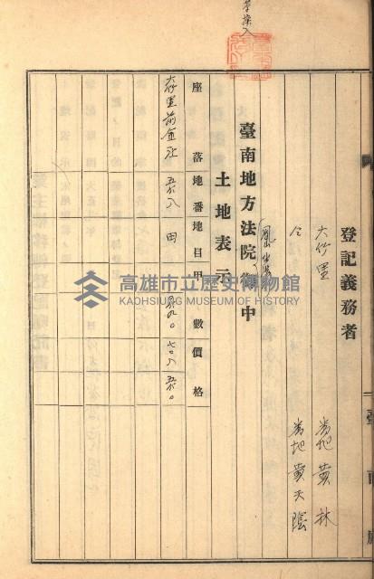 州財產－罹災救助基金所屬地築港用地買收關係
（罹災救助－二十之二）藏品圖，第8張