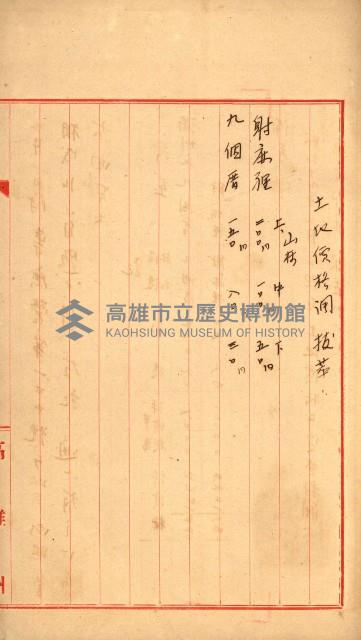 雜件－高雄州
（昭和十五年至十六年）藏品圖，第9張