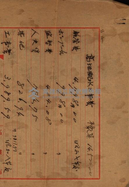 土地管理換二關スル件
（新設壽山陸軍要塞）藏品圖，第9張