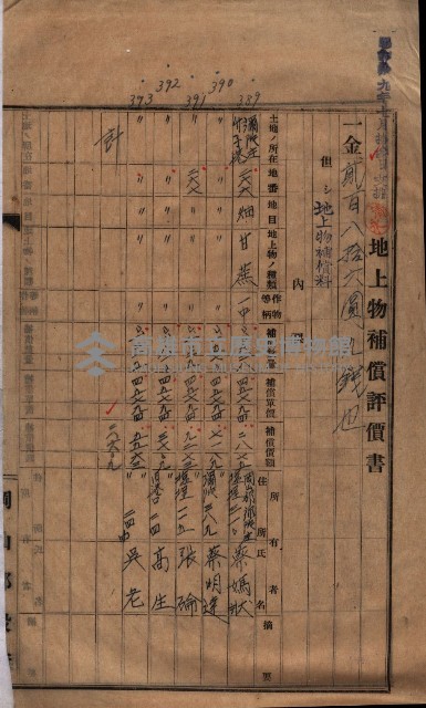 高臨營第一號ノ內三イ第（6）號
（竹子港、港口崙）藏品圖，第9張
