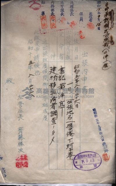 雜件綴（海軍關係）藏品圖，第220張