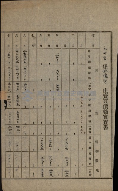 土地賣買價格實查書
（賣第壹號）藏品圖，第19張
