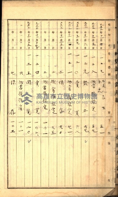 建物登記申請書、囑託書、通知書
附屬書類綴込帳（建申第壱號）藏品圖，第19張