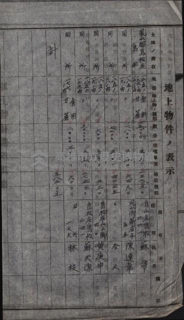 高雄工業用水道用地買收其二
（買收關係－卅八之十六）藏品圖，第19張