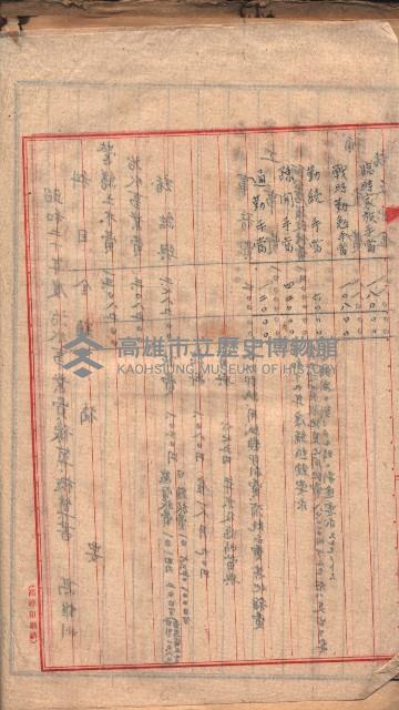 阿公店溪治水工事豫算關係（高雄州）藏品圖，第19張