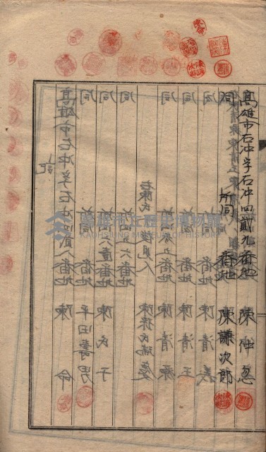 臨營第六三三號ノ二（策六3追）
（右冲字右冲）藏品圖，第19張