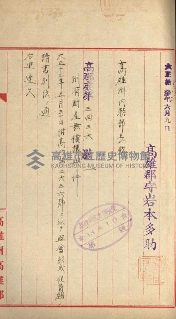 州財產－小學校市街庄（無償讓與）藏品圖，第63張