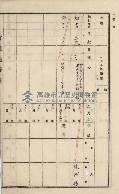 美濃庄官租地臺帳（二冊之內第一號）藏品圖，第149張