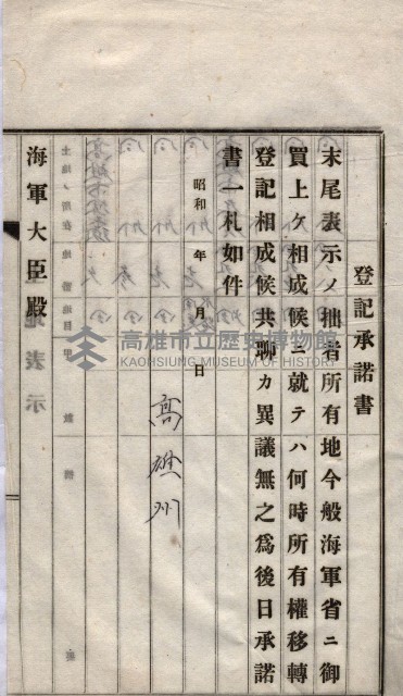 海軍關係賣拂綴藏品圖，第149張