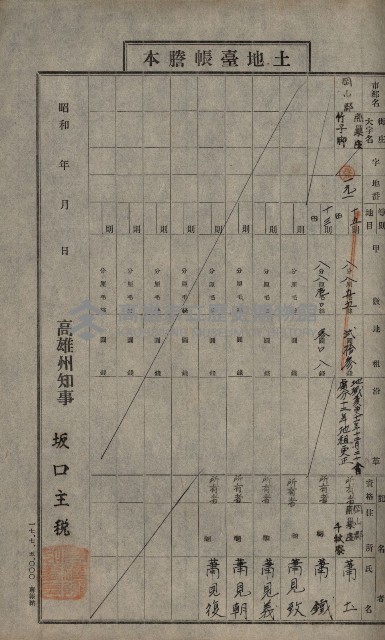 阿公店溪治水工事用道路寄附
（雜件綴）藏品圖，第52張