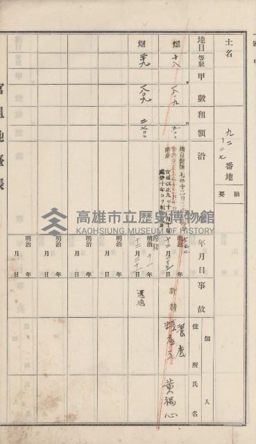 彌陀庄官租地臺帳（第十號）藏品圖，第49張