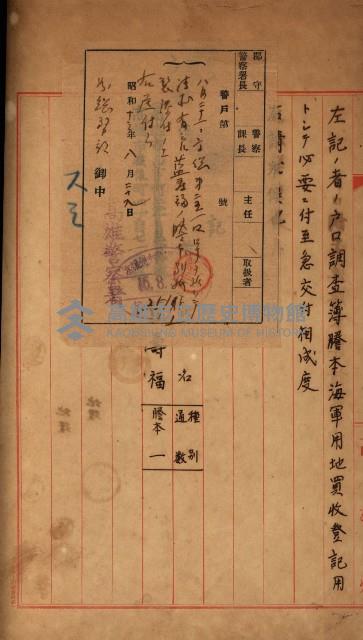 證明及抵當權（鳳梨、水道、其他）藏品圖，第50張