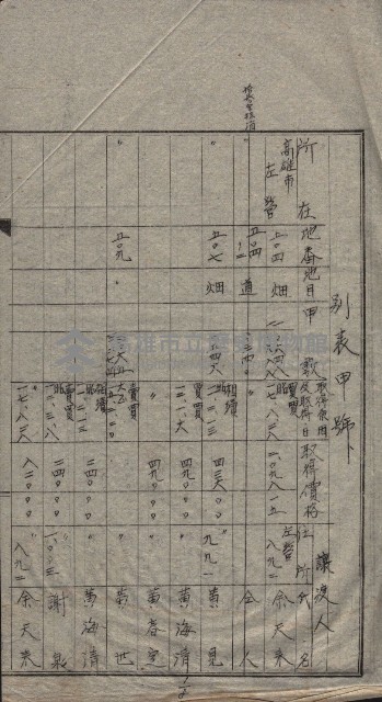 高雄第二中學校用地買收綴
（買收關係－卅八之六）藏品圖，第49張