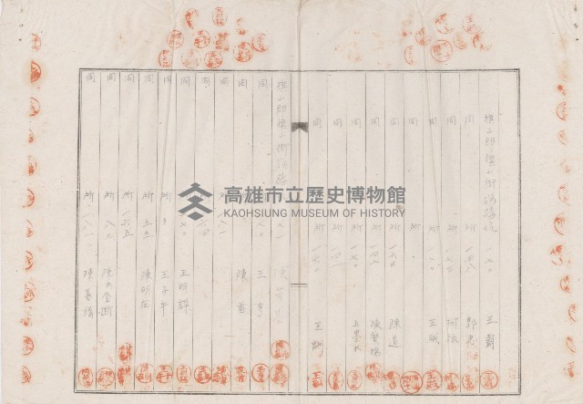旗山街官租地臺帳（二冊之內第二號）藏品圖，第199張