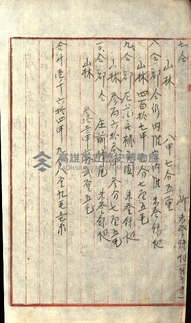 壽山公園貸下書類（指令第二一八號許可）藏品圖，第200張