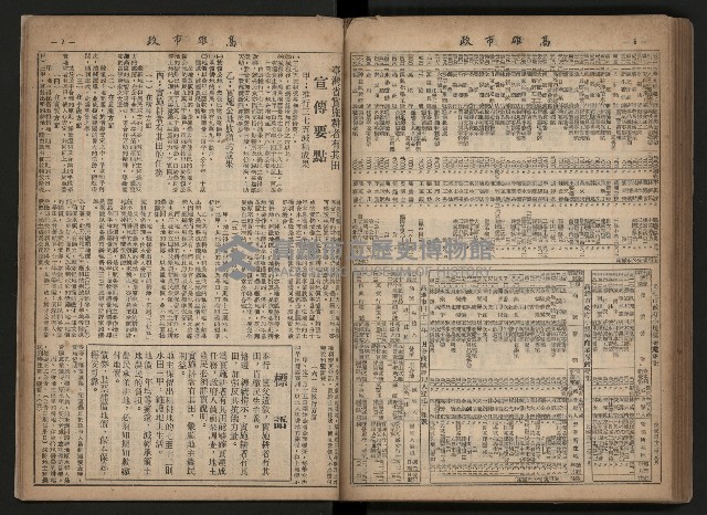 《高雄市政合訂本第三冊（50期-75期）》藏品圖，第98張