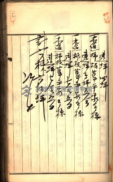 建物登記申請書、囑託書、通知書
附屬書類綴込帳（建申第壱號）藏品圖，第289張