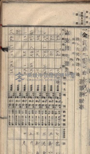 諸稅關係書綴藏品圖，第89張