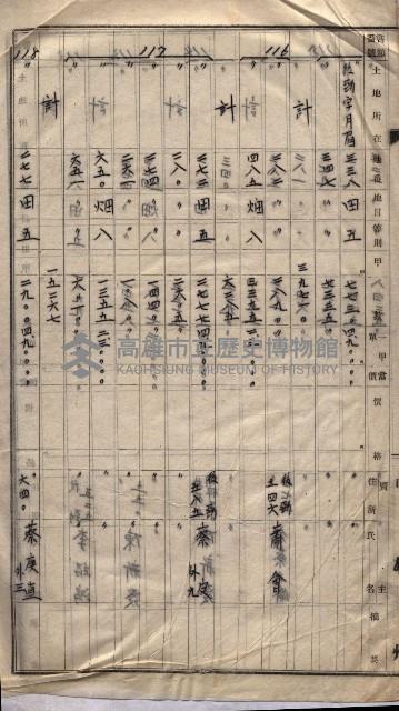 土地買收
（馬臨營第七三號）藏品圖，第390張