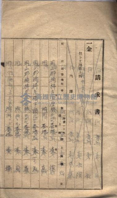 海軍土地借上契約書
（施設部長印捺印済）藏品圖，第239張