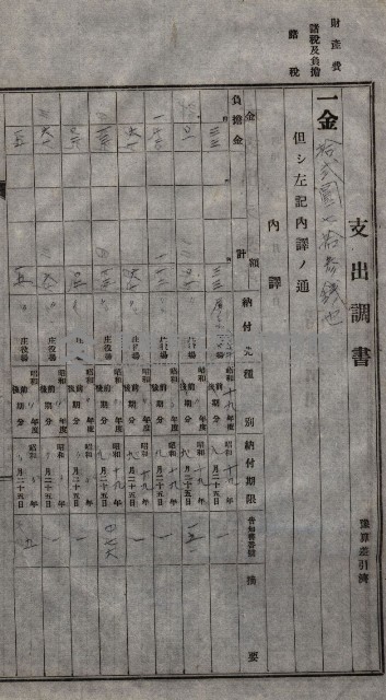 諸稅關係書綴藏品圖，第139張