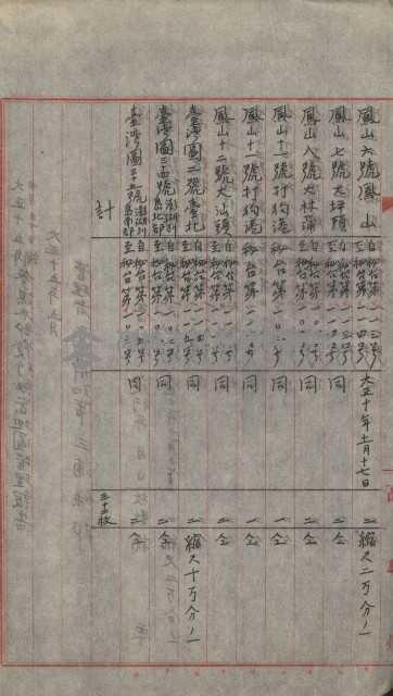 祕密地圖ニ關スル書類（高雄州）藏品圖，第180張