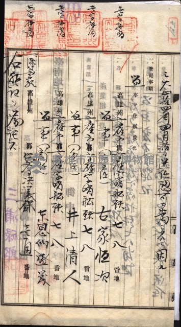 產業組合登記囑託書類綴入帳 
（申產第拾四號）藏品圖，第79張
