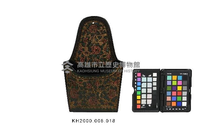 戧彩花卉紋漆信插藏品圖，第1張