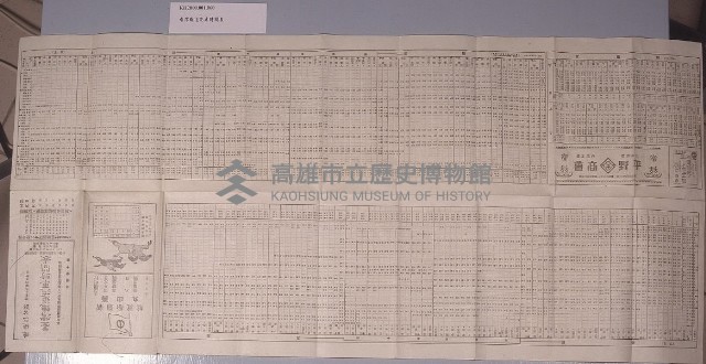 臺灣鐵道汽車時間表藏品圖，第2張