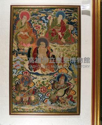 刺繡佛像唐卡藏品圖，第1張