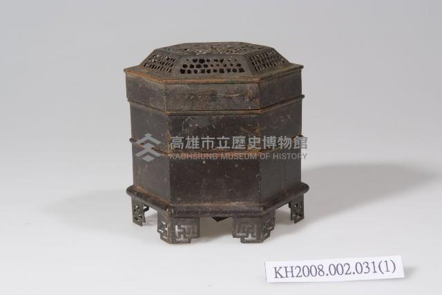銅六角奩式薰香爐藏品圖，第1張