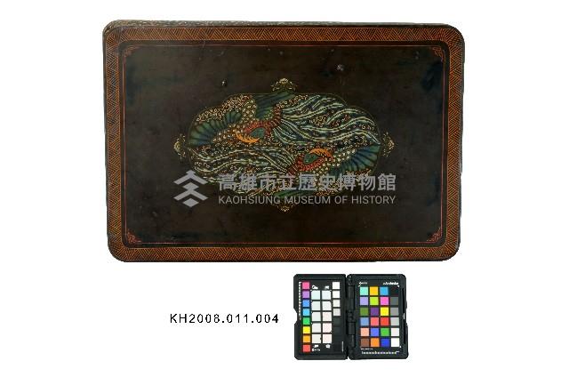 彩繪雙鳳團紋長型小几藏品圖，第1張